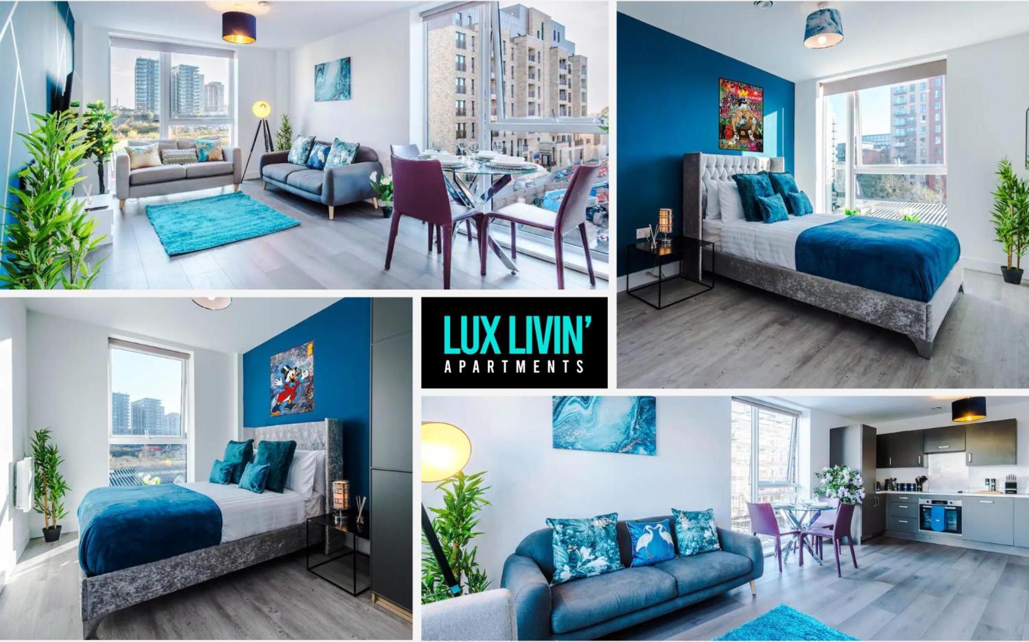 Lux Livin' Apartments - Luxury 5 Bed Apartment Manchester City Centre المظهر الخارجي الصورة