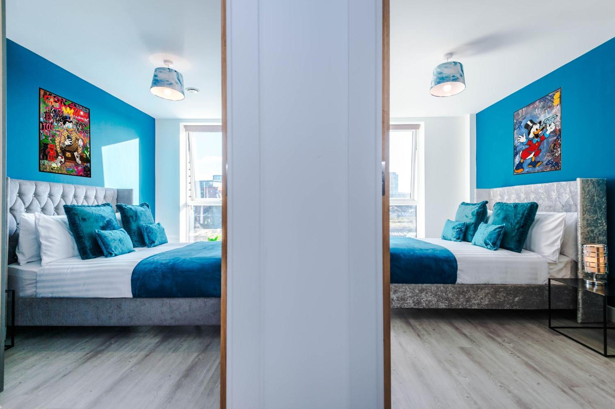 Lux Livin' Apartments - Luxury 5 Bed Apartment Manchester City Centre المظهر الخارجي الصورة