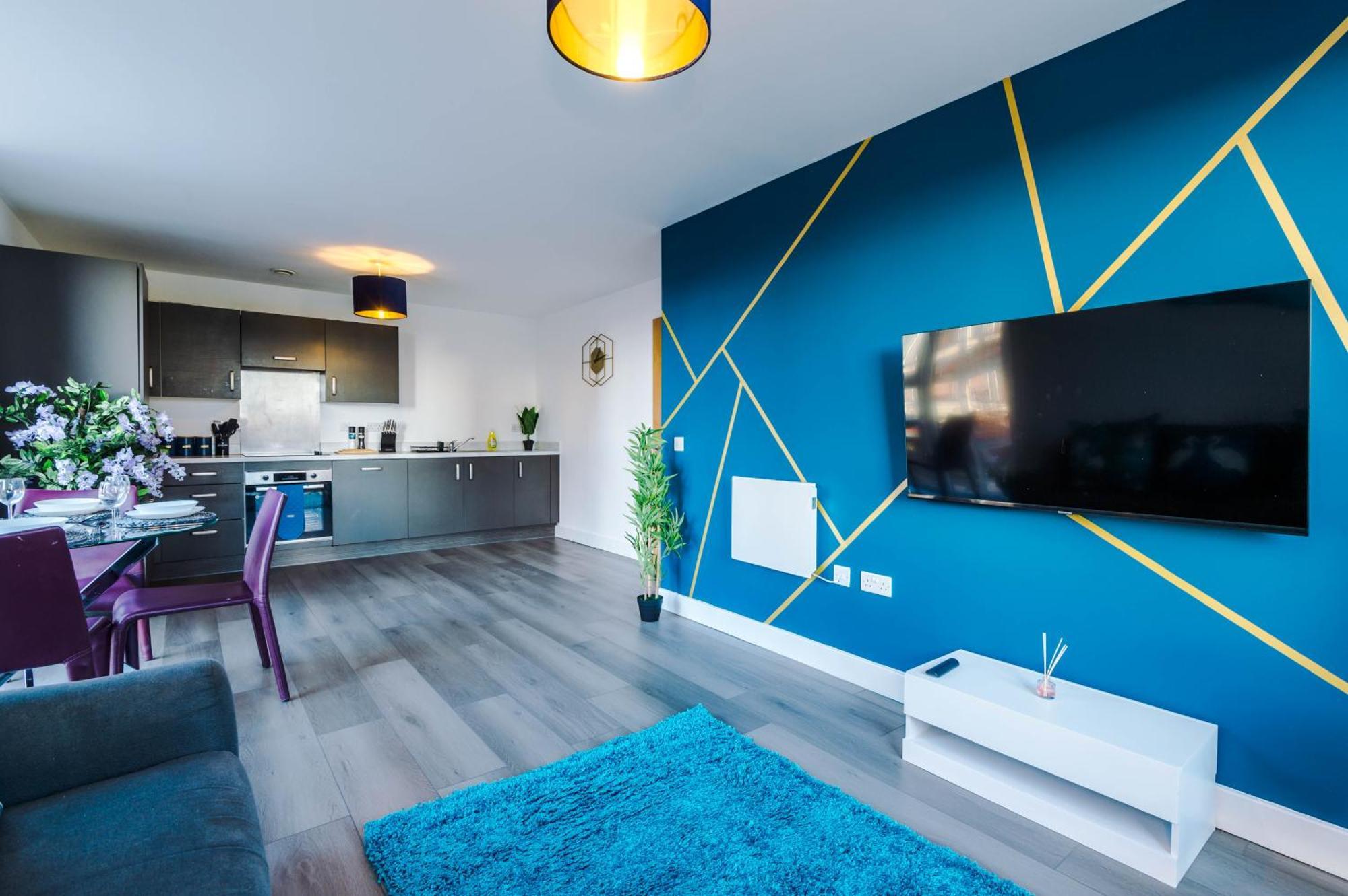 Lux Livin' Apartments - Luxury 5 Bed Apartment Manchester City Centre المظهر الخارجي الصورة