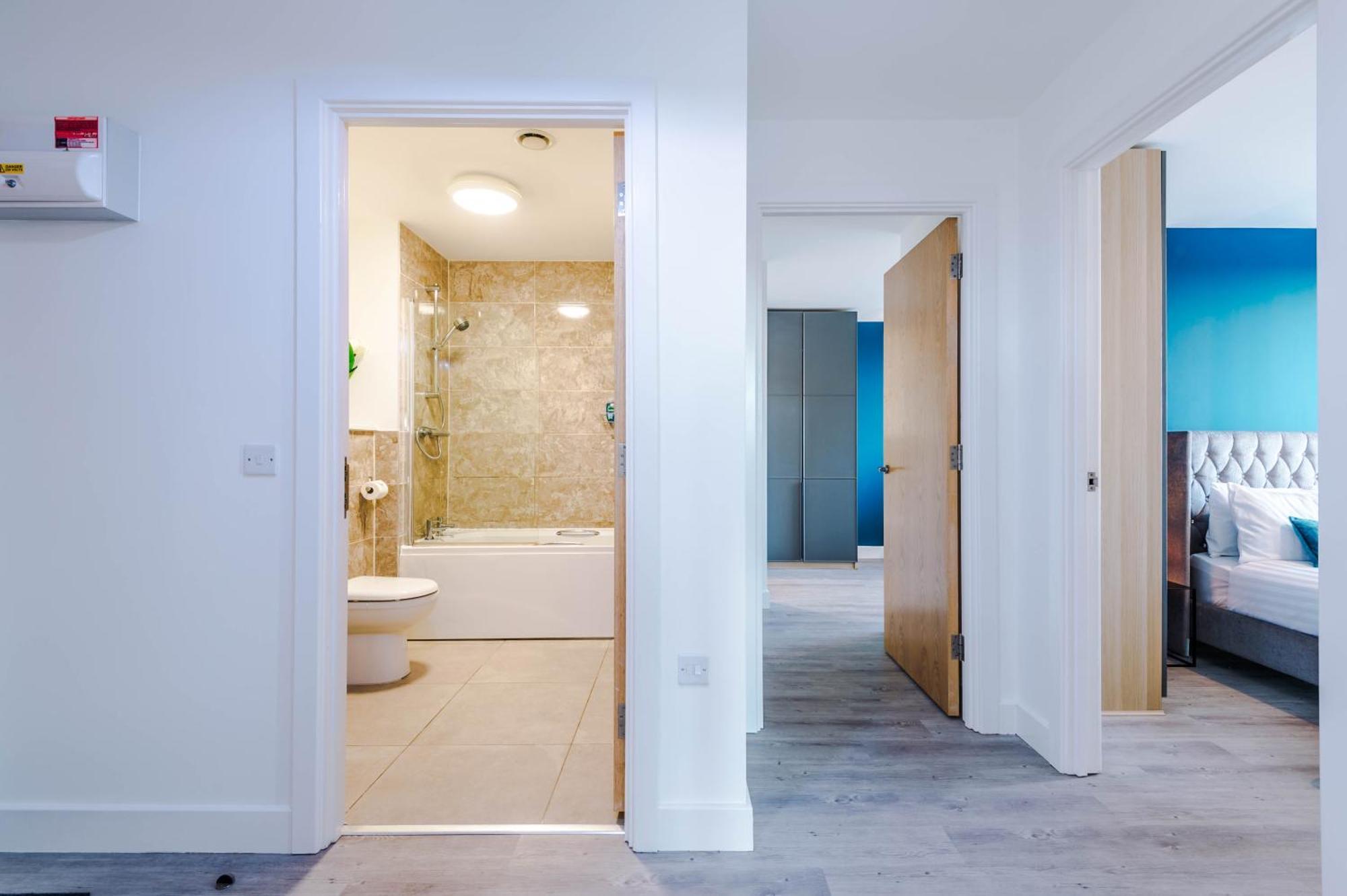 Lux Livin' Apartments - Luxury 5 Bed Apartment Manchester City Centre المظهر الخارجي الصورة